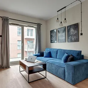 Lägenhet Grano - Pool, Sauna, & Parking By Downtown, Gdańsk